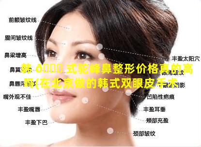 韩 🐒 式驼峰鼻整形价格真的高吗(在北京做的韩式双眼皮手术 驼峰鼻矫正术)